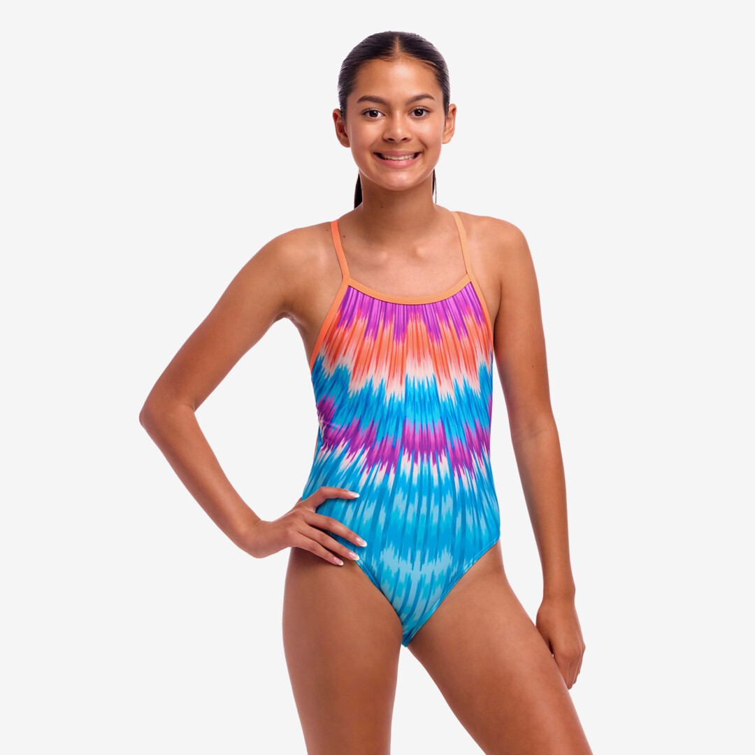 Girl's Funkita Birdie Bird Single Strap One Piece Swimsuit