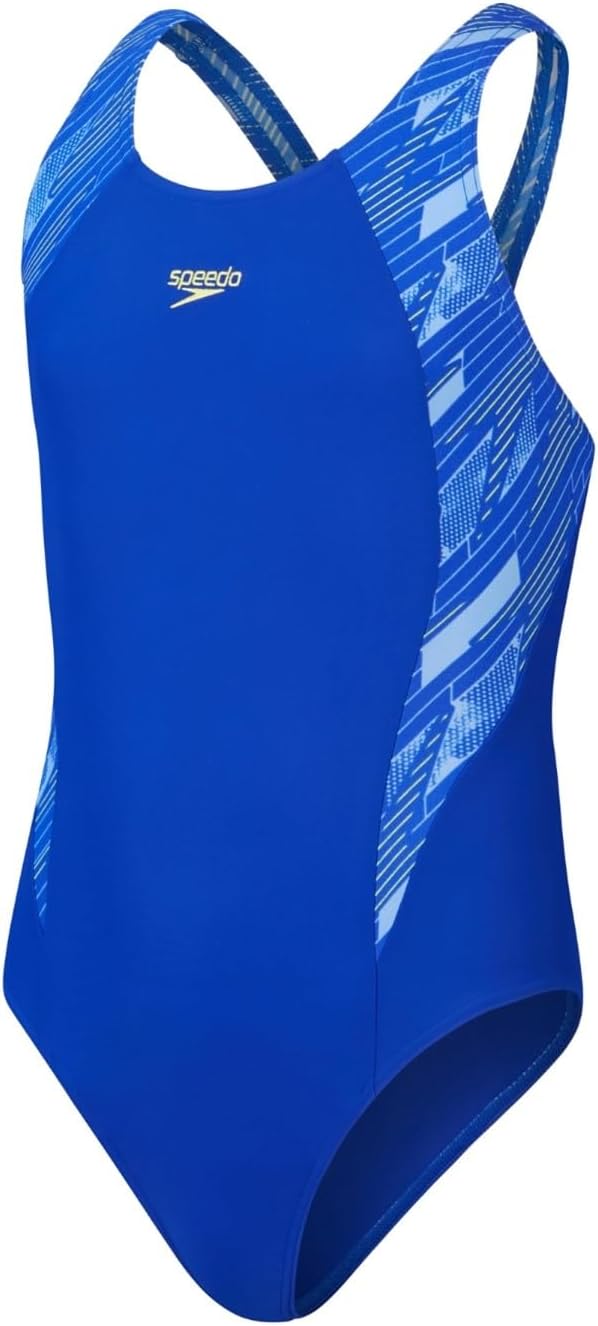 Girl's Hyperboom Splice Muscleback Swimsuit