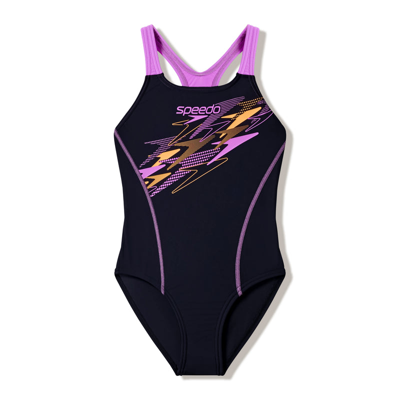 Girl's Speedo Medley Logo Medalist Swimsuit