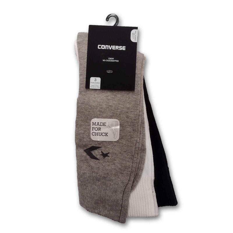 Mens Converse Basic Crew Sock 3pk