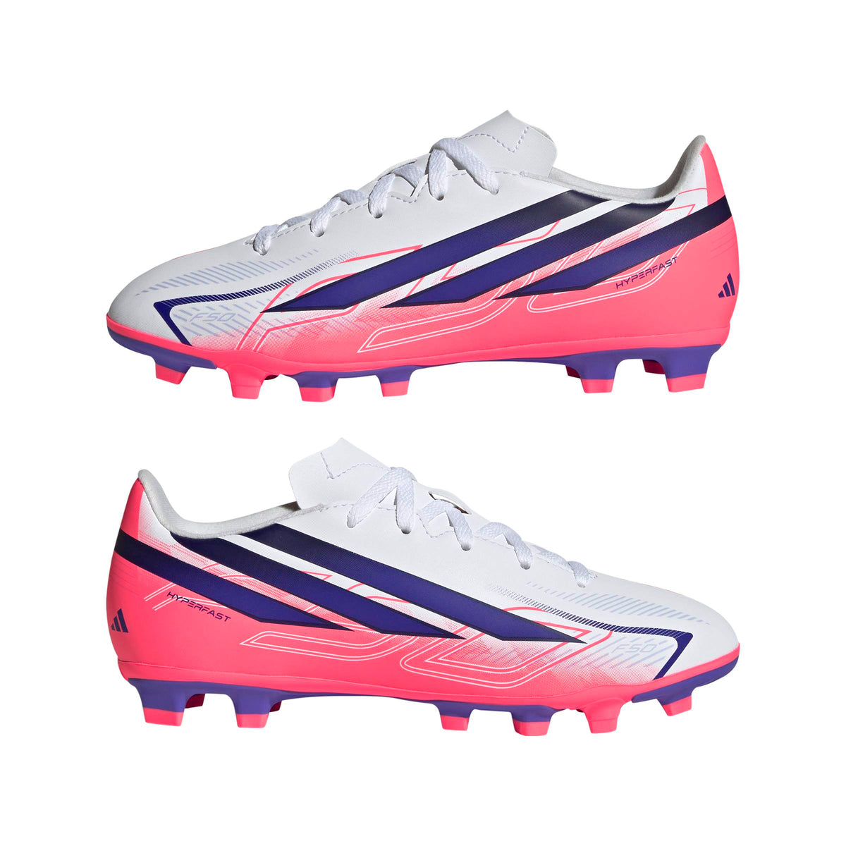 Kid's Adidas F50 Hyperfast Club FG/MG Football Boots
