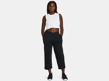 Women's Under Armour Rival Terry Wide Leg Crop Pants