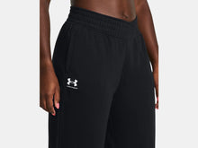 Women's Under Armour Rival Terry Wide Leg Crop Pants