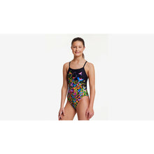 Girls Funkita Single Strap One Piece- Macaw Magic Swimsuit