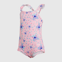 Girl's Speedo Koko Koala Allover Thinstrap Swimsuit Purple