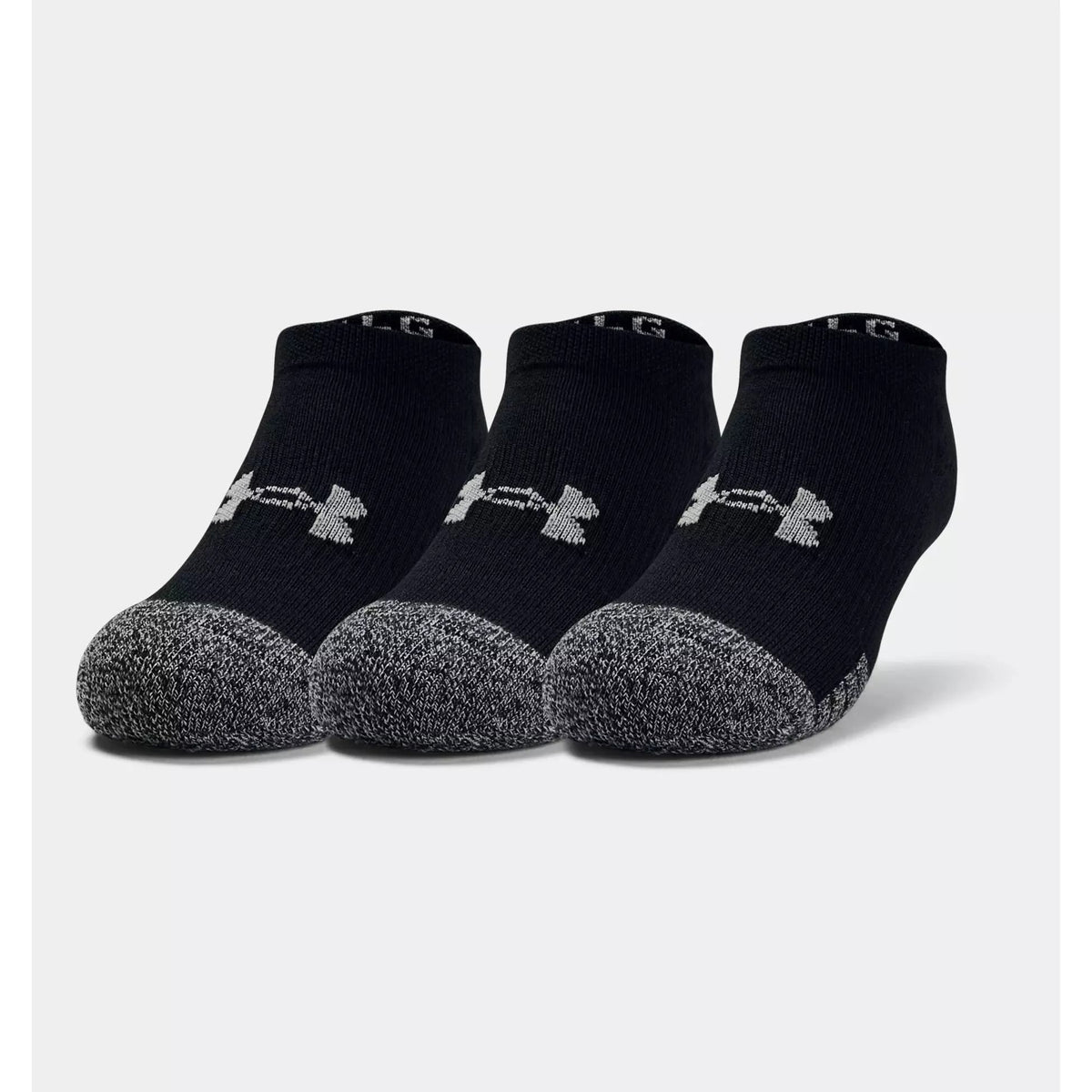 Under Armour Youth Heatgear No Show 3Pack