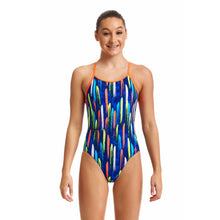 Girls Funkita Diamond Back One Piece Fire Cracker Swimsuit