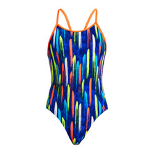 Girls Funkita Diamond Back One Piece Fire Cracker Swimsuit