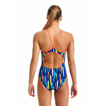 Girls Funkita Diamond Back One Piece Fire Cracker Swimsuit