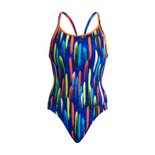 Womens Funkita Diamond Back One Piece Fire Cracker Swimsuit