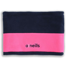 Dublin Harlem Reversible Fleece Snood Marine / Knockout Pink / White