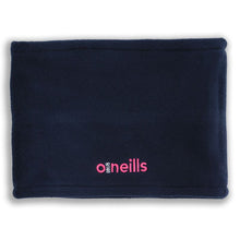 Dublin Harlem Reversible Fleece Snood Marine / Knockout Pink / White