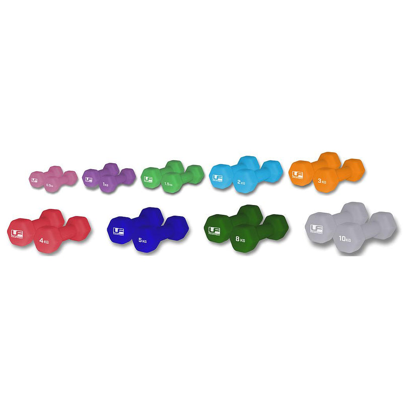 Urban Fitness Hex Dumbbells Neoprene