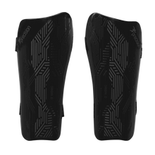 Precision Origin.0 Strap Shin Guards- Black/ Black