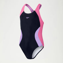 Girl's Speedo Colourblock Spiritback Swimsuit
