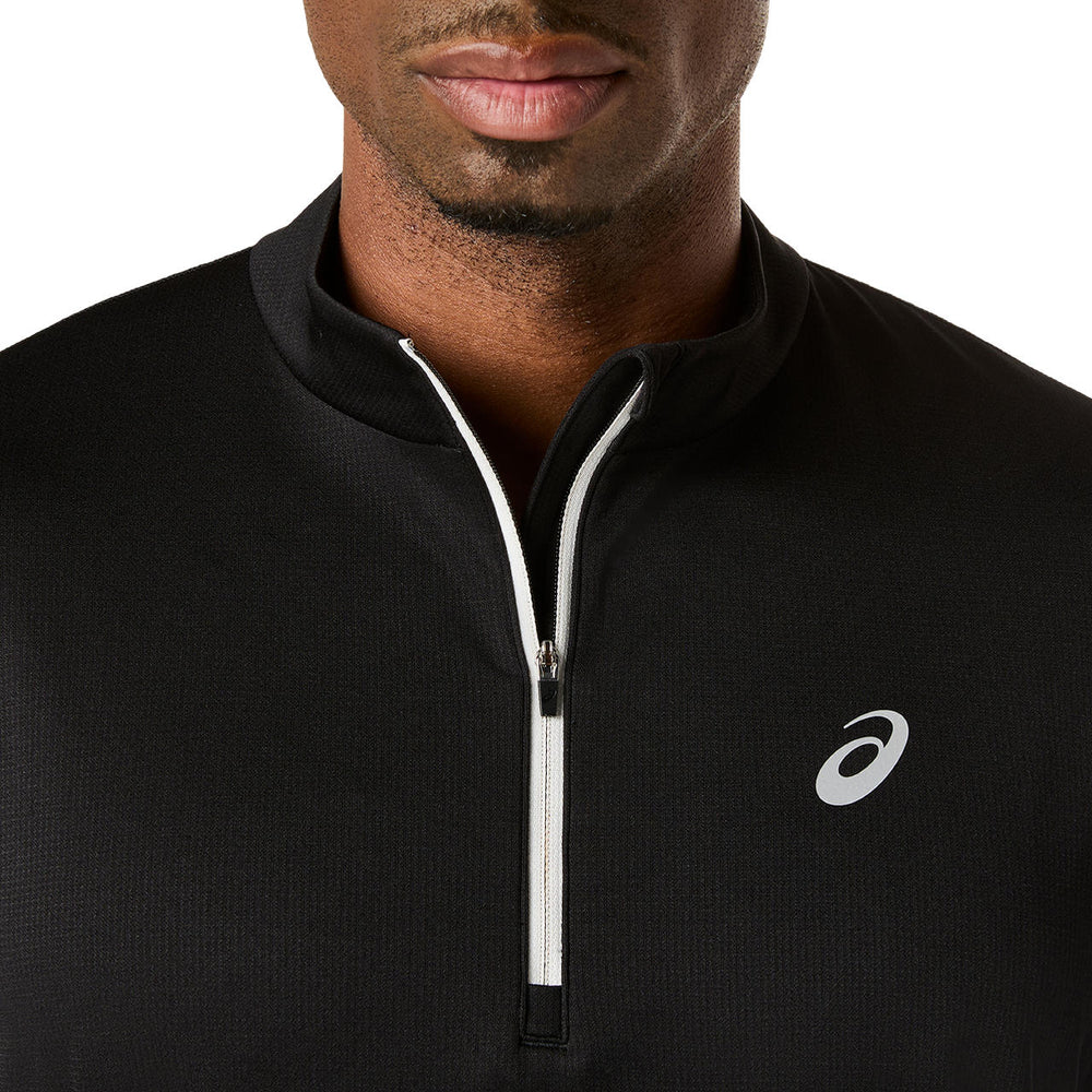 Mens Asics Icon Long Sleeve 1/2 Zip