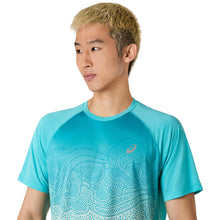 Mens Asics Road Fade Short Sleeve Top