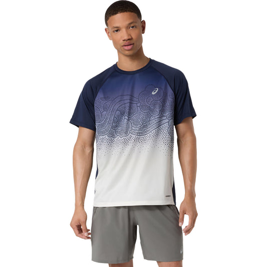 Mens Asics Road Fade Short Sleeve Top