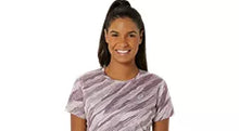 Women's Asics Core All Over Print Short Sleeve Top