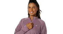 Women's Asics 1/2 Zip Long Sleeve Top