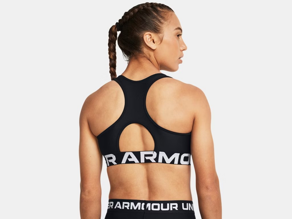 Women's Under Armour HeatGear Mid Branded Sports Bra
