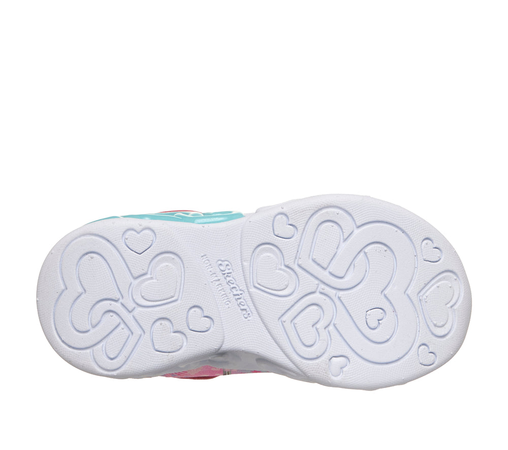 Infant Girls Skechers Infinite Heart Lights - Heart Jewels