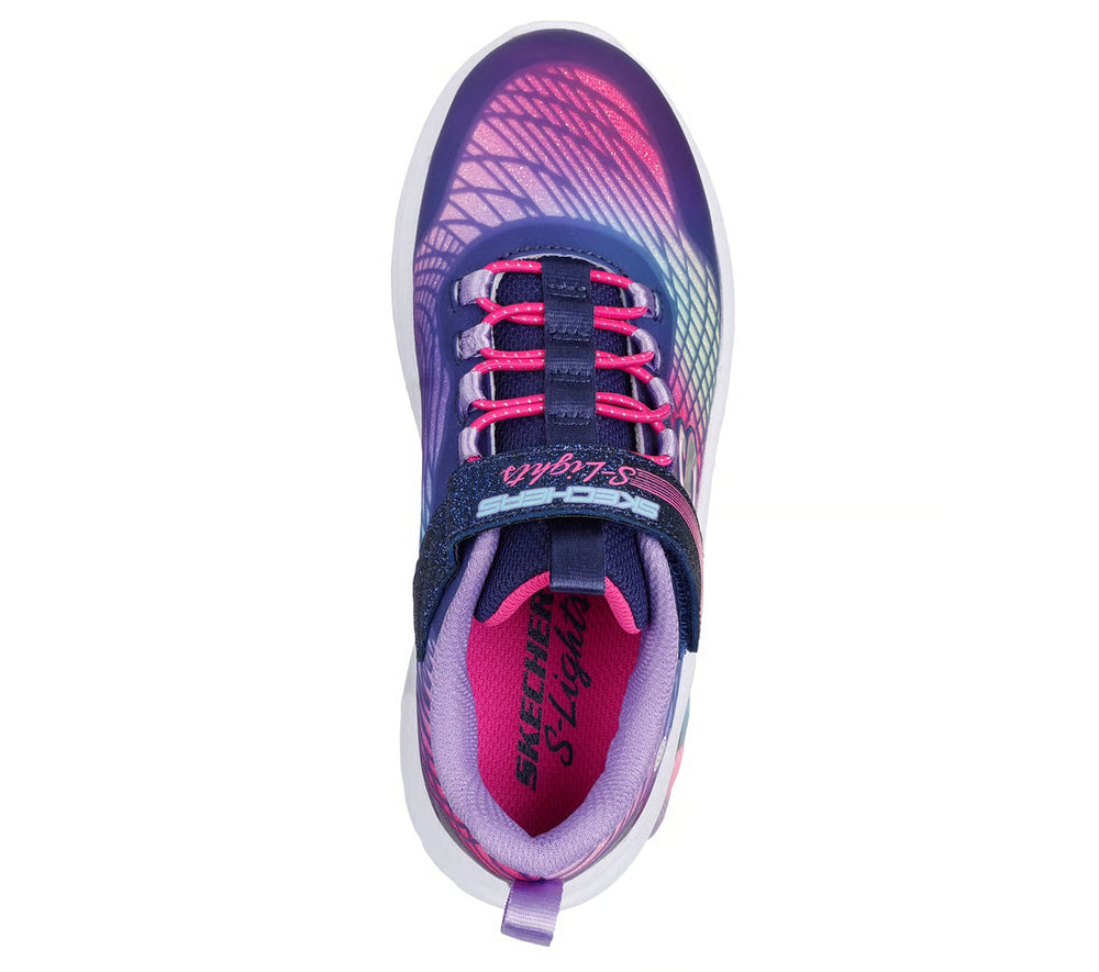 Girl's Skechers S-Lights - Rainbow Cruisers - Rainbow Reflection