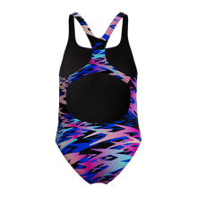 Girls Speedo Hyperboom Print Medalist Swimsuit