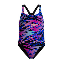 Girls Speedo Hyperboom Print Medalist Swimsuit