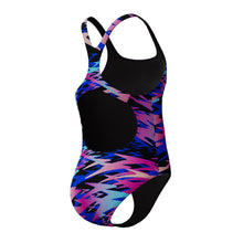 Girls Speedo Hyperboom Print Medalist Swimsuit