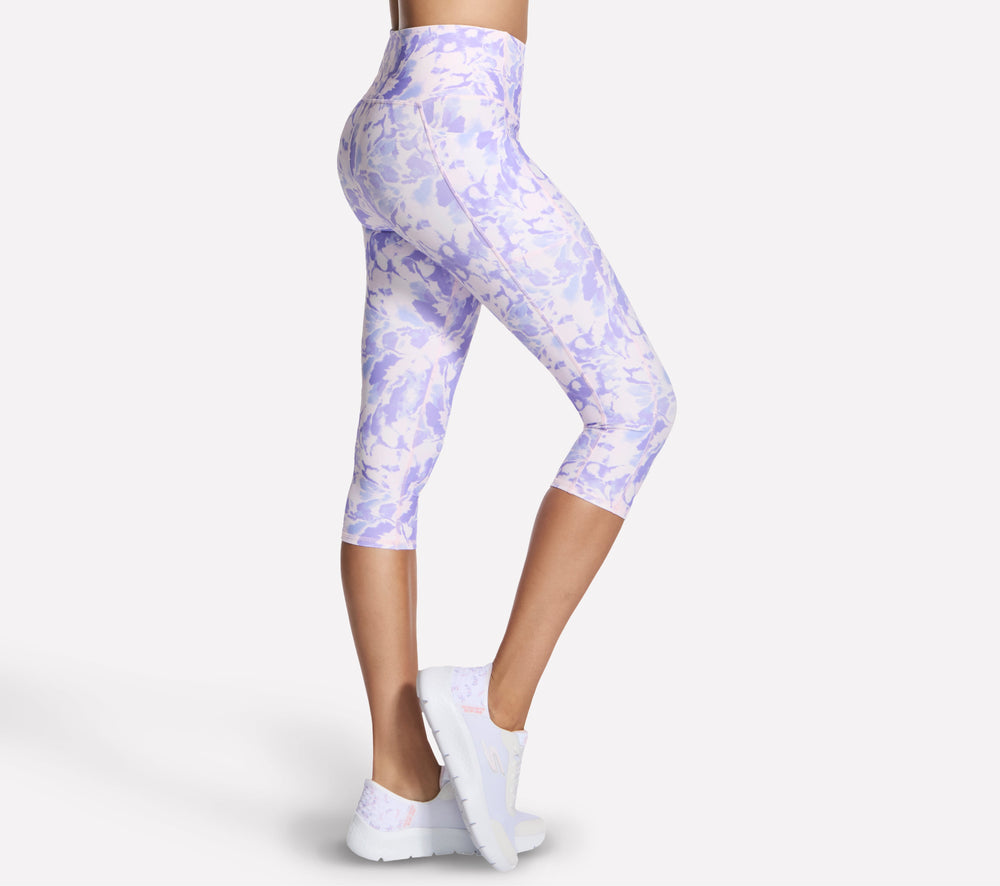 Women's Skechers Go Flex Printed High Waisted Capri Legging