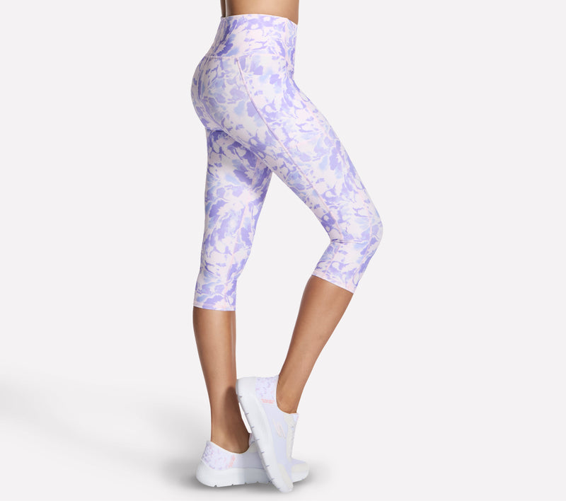Women's Skechers Go Flex Printed High Waisted Capri Legging