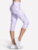 Women's Skechers Go Flex Printed High Waisted Capri Legging