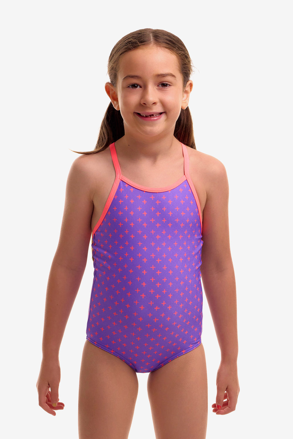 Girls Funkita Single Strap One Piece Add Me Babe