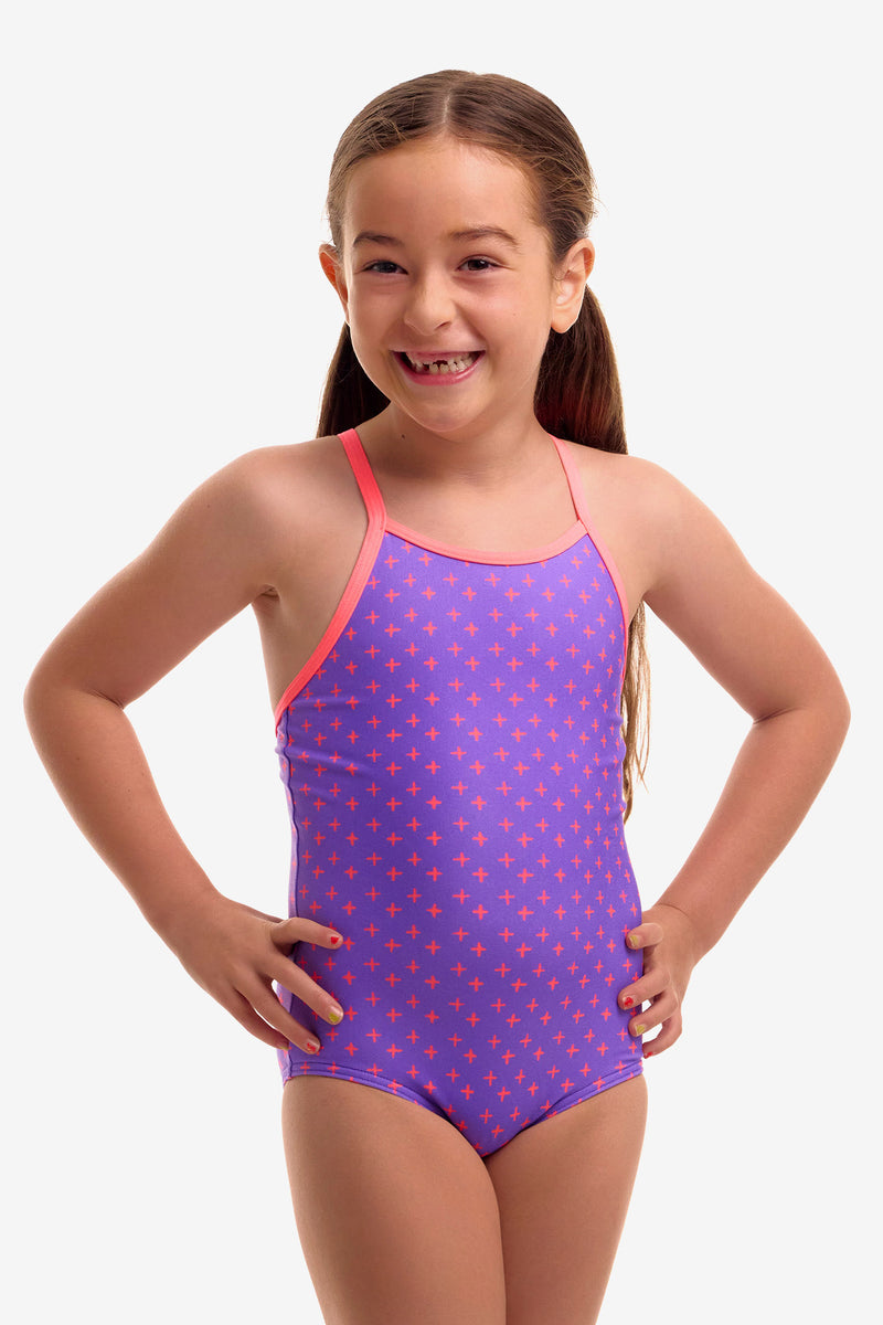 Girls Funkita Single Strap One Piece Add Me Babe