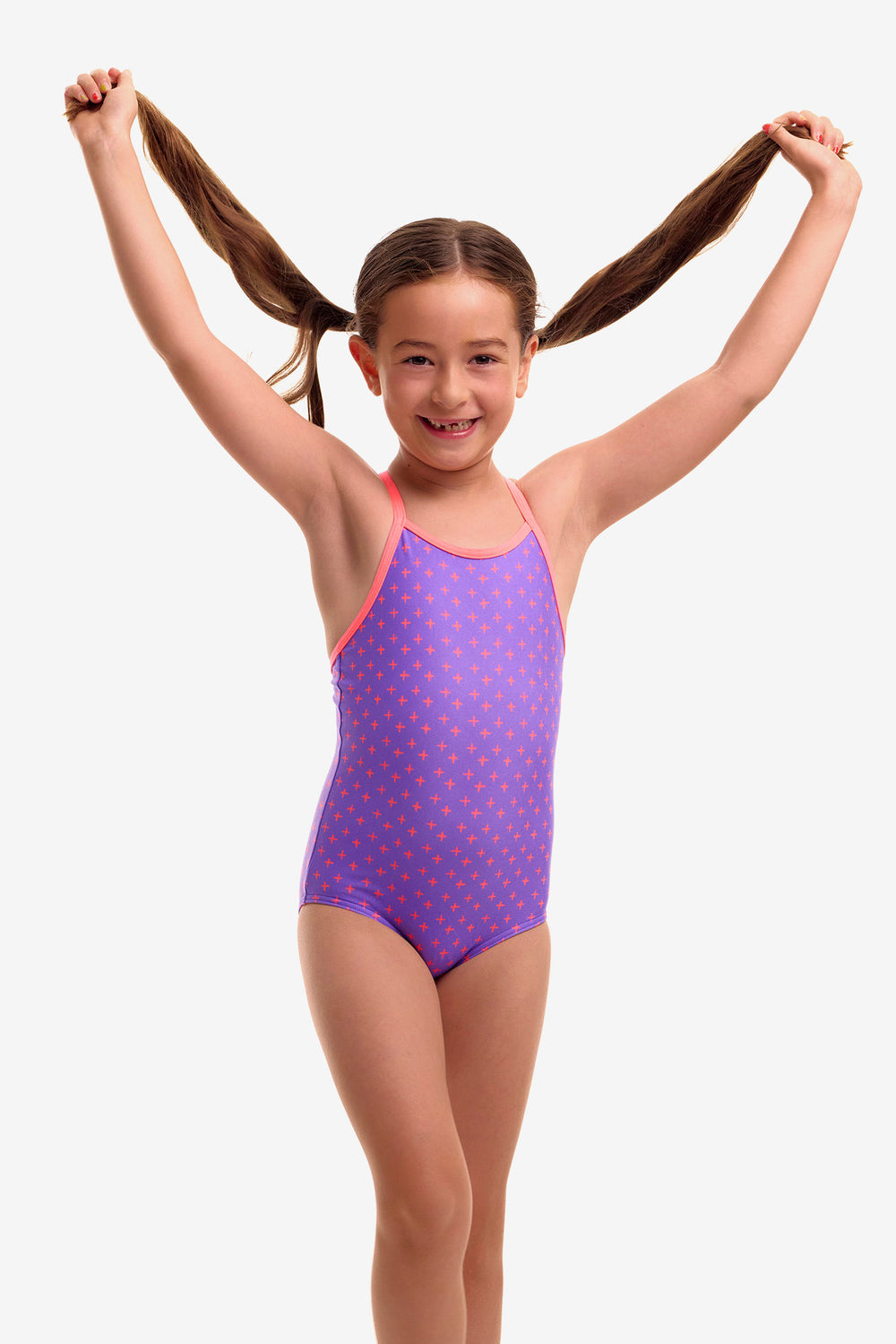 Girls Funkita Single Strap One Piece Add Me Babe