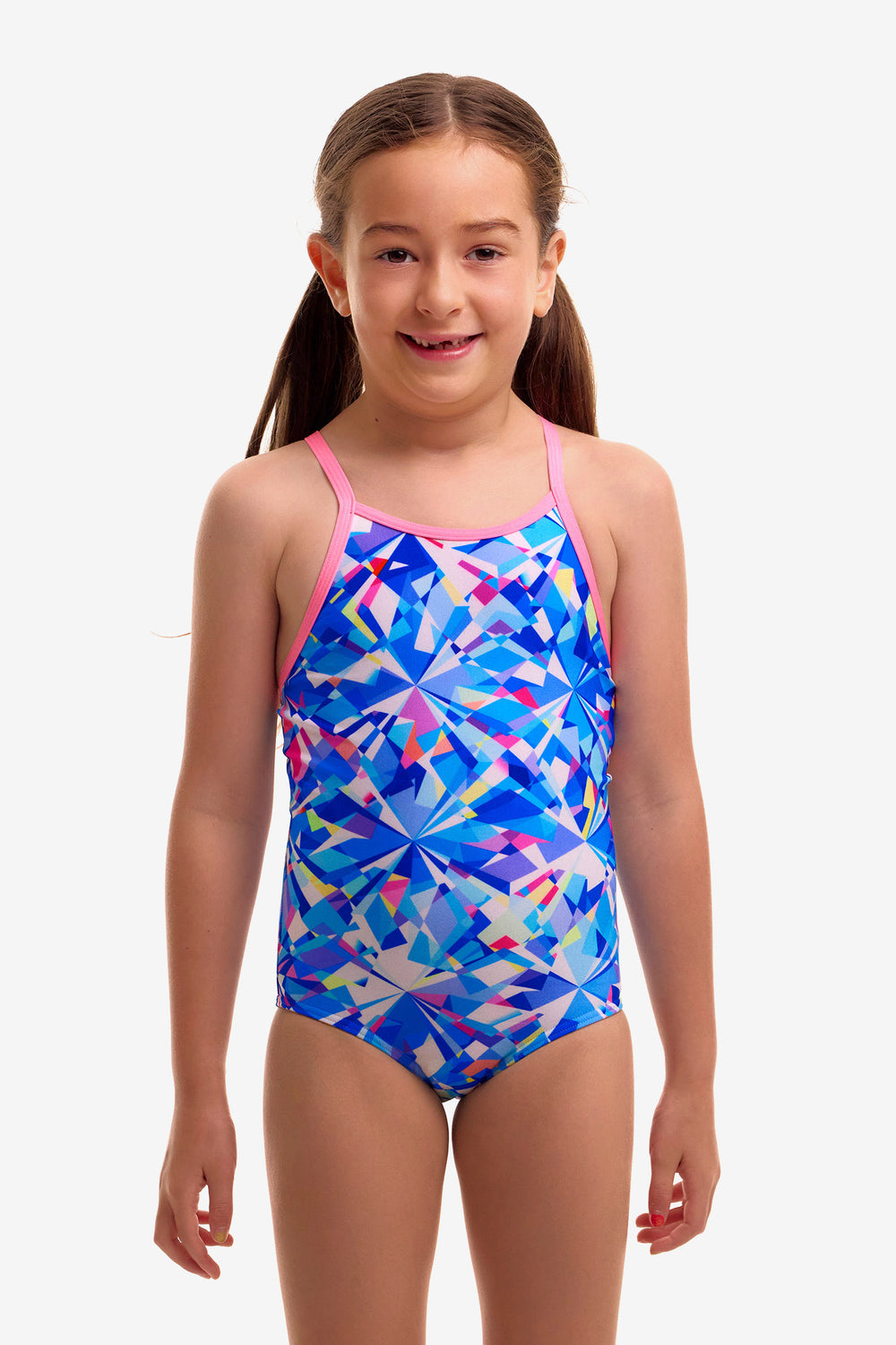 Girl's Funkita Diamond Back One Piece Crystal Mess