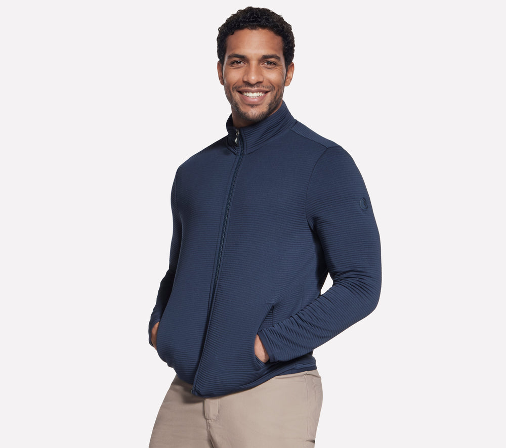 Men's Skechers The Hoodless Hoodie Ottoman Jacket