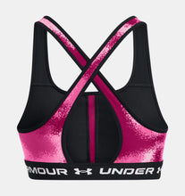 Women's Under Armour Mid Crossback Printed Sports Bra