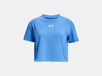 Girl's Under Armour Sportstyle Logo Short Sleeve