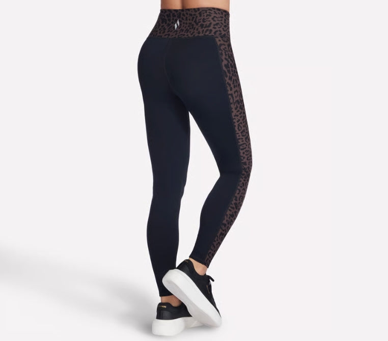 Women's Skechers GO WALK Full Length High Waisted Cheetah Legging