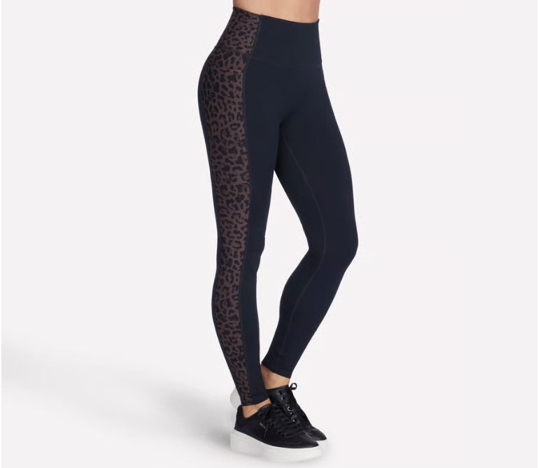 Women's Skechers GO WALK Full Length High Waisted Cheetah Legging