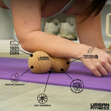 Urban Fitness Cork Peanut Massage Ball (8x16cm)