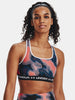 Women's Under Armour Mid Crossback Printed Sports Bra