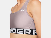 Women's Under Armour HeatGear Mid Branded Sports Bra