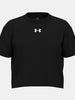 Girl's Under Armour Crop Sportstyle Logo Short Sleeve