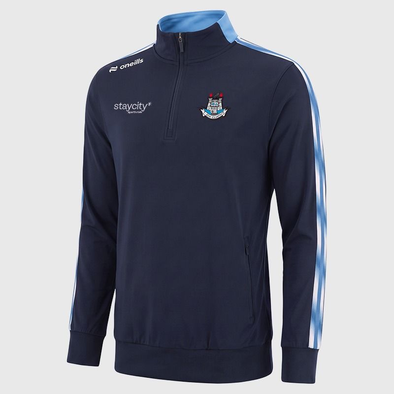 Adults O'Neills Dublin Imperium 184 Brush Half Zip Top Pockets
