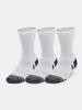 Unisex Under Armour Performance Cotton 3Pack Mid Crew Socks