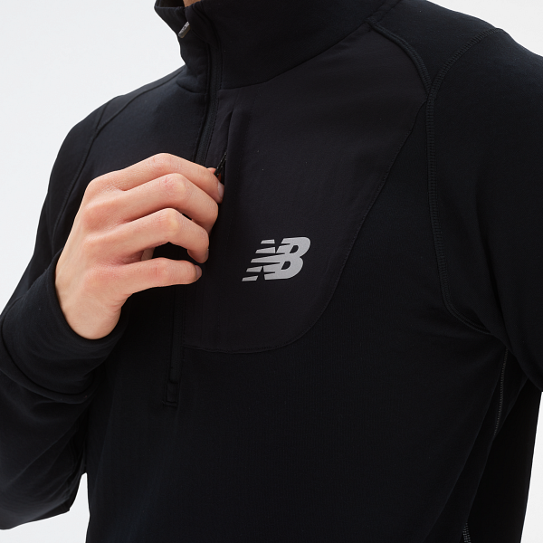 Men s New Balance Heat Grid Half Zip Athletic Sports