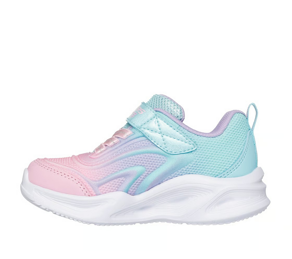 Girl's Infant Skechers S-Lights Sola Glow - Color Breeze